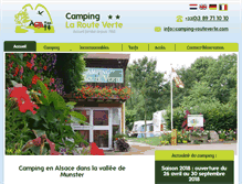 Tablet Screenshot of camping-routeverte.com